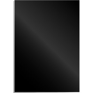 Fellowes Deckblatt Chromolux glänzend DIN A4 schwarz 100 Blatt