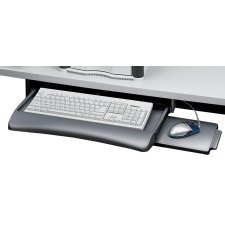 Fellowes Tastaturschublade mit Mausablage graphit (ohne...