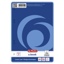 Herlitz Ringbucheinlagen "pro terra" DIN A5 50...