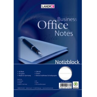Herlitz Spiralnotizblock DIN A5 40 Blatt liniert