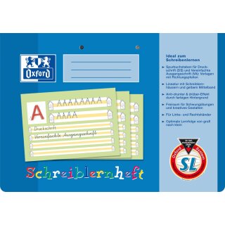 Oxford Schreiblernheft DIN A4 quer Lineatur: SL / Bayern 16 Blatt