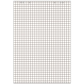 Herlitz Flip Chart Block 20 Blatt kariert flach liegend (Preis pro Stück)