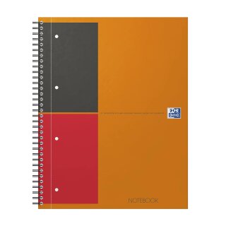 Oxford International Collegeblock "NOTEBOOK" liniert DIN A4+ 80 Blatt