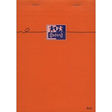 Oxford Notizblock DIN A5 kariert 80 Blatt orange