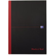 Oxford Black n Red Notizbuch gebunden DIN A4 kariert 70...