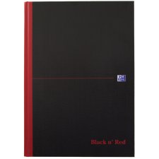 Oxford Black n Red Notizbuch gebunden DIN A4 kariert