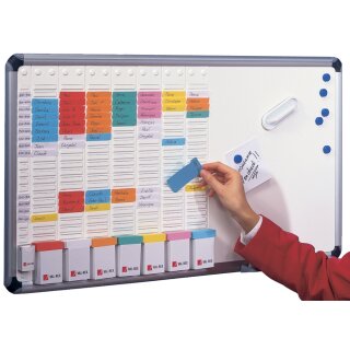 nobo Weißwandtafel mit Wochenplaner (B)910 x (H)490 mm