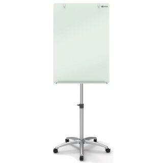 nobo Mobiles Glas Flipchart Diamond (B)700 x (H)1.000 mm Speditionsversand