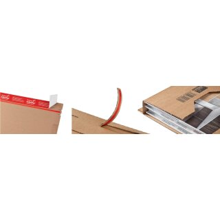 ColomPac Universal Versandverpackung für bis zu 5 CDs (Preis pro Stück)