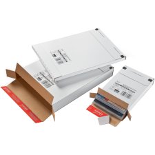 ColomPac Versandkarton Kurierpaket für Maxibrief weiß (Preis pro Stück)