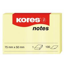 Kores Haftnotizen "notes" 50 x 75 mm blanko...
