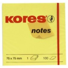 Kores Haftnotizen "notes" 75 x 75 mm blanko...