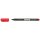Kores Permanent Marker "K MARKER FINE" M rot