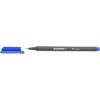 Kores Fineliner "K Liner" Strichstärke: 0,4 mm blau