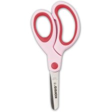 Kores Bastelschere mit Softgrip Griff rund Länge: 130 mm zufällige Farbe 1 Stück