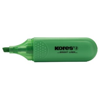 Kores Textmarker "BRIGHT LINER" Farbe: grün