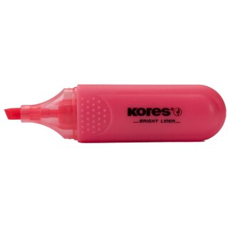 Kores Textmarker "BRIGHT LINER" Farbe: rot