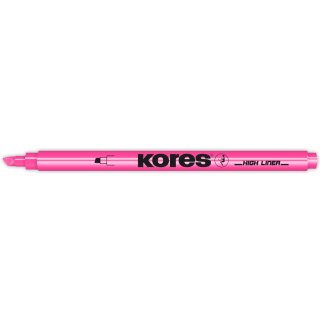 Kores Textmarker Pen Keilspitze: 0,5 3,5 mm pink