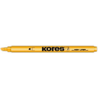 Kores Textmarker Pen Keilspitze: 0,5 3,5 mm orange