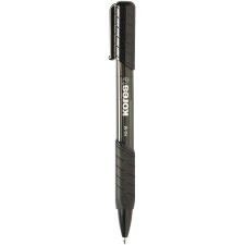 Kores Einweg Druckkugelschreiber K PEN K6 schwarz F