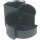 helit Multiköcher Linear 4 Fächer Polystyrol schwarz