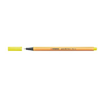 STABILO Fineliner point 88 Strichstärke: 0,4 mm neongelb