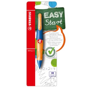 STABILO Bleistift EASYergo 1.4 ultramarin/neonorange für Linkshänder