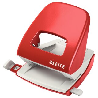 LEITZ Locher Nexxt 5008 Stanzleistung: 30 Blatt rot aus Metall