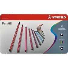 STABILO Fasermaler Pen 68 30er Metall Etui