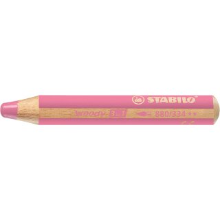STABILO Multitalentstift woody 3 in 1 rund pink