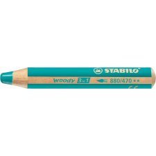 STABILO Multitalentstift woody 3 in 1 rund türkis