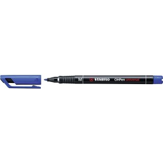 STABILO Folienstift OHPen universal permanent Strichstärke: 1,0 mm / M blau