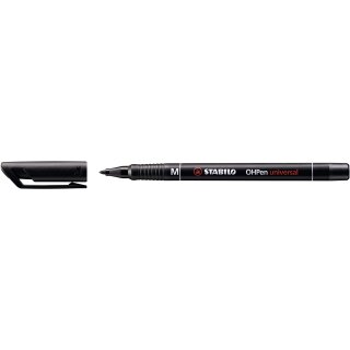 STABILO Folienstift OHPen universal permanent Strichstärke: 1,0 mm / M schwarz