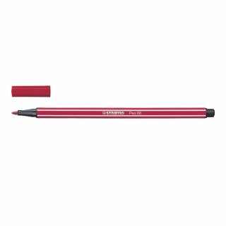STABILO Fasermaler Pen 68 Strichstärke: 1,0 mm dunkelrot