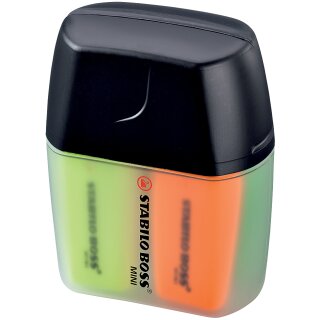 STABILO Textmarker BOSS MINI 4er Kunststoff Box