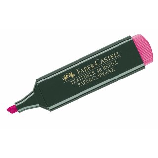 FABER-CASTELL Textmarker TEXTLINER 48 REFILL rosa