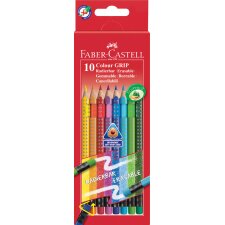 FABER-CASTELL Dreikant Buntstifte Colour GRIP 10er Etui