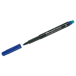 FABER-CASTELL Permanent Marker MULTIMARK M blau