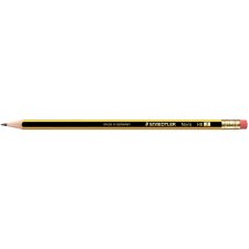 STAEDTLER Bleistift Noris mit Radierer sechseckig