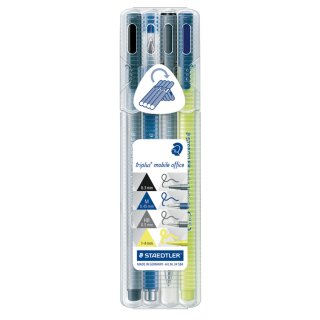 STAEDTLER Schreibset triplus mobile office 4 Stifte