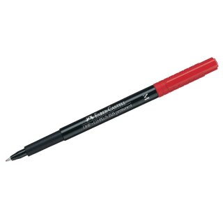 FABER-CASTELL Permanent Marker MULTIMARK M rot