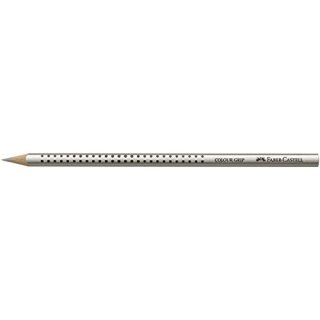 FABER-CASTELL Dreikant Buntstift Colour GRIP silber