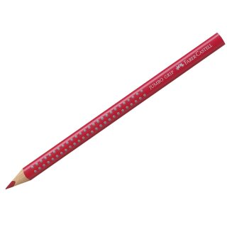 FABER-CASTELL Dreikant Buntstift Jumbo GRIP permanentkarmin