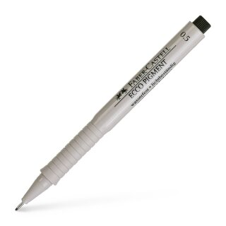 FABER-CASTELL Pigmentliner ECCO PIGMENT 0,5 mm schwarz