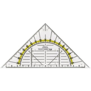 FABER-CASTELL Geodreieck BK 1 klein ohne Griff