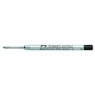 FABER-CASTELL Kugelschreiber Großraummine B schwarz