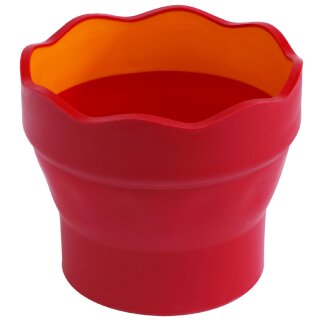 FABER-CASTELL Wasserbecher CLIC & GO rot