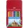 FABER-CASTELL Hexagonal Buntstifte CASTLE 12er Metalletui