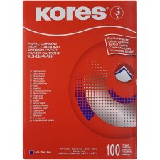 Kores Durchschreibepapier DIN A4 blau 100 Blatt