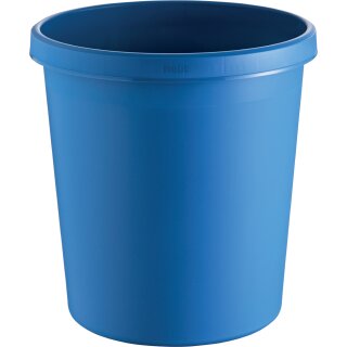 helit Papierkorb 18 Liter PE rund blau